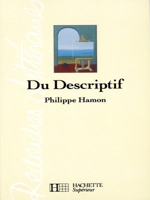 cover image of Du descriptif--Edition 1993